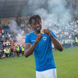 Super Eagles striker voted best foreign player in the Macedonian FL