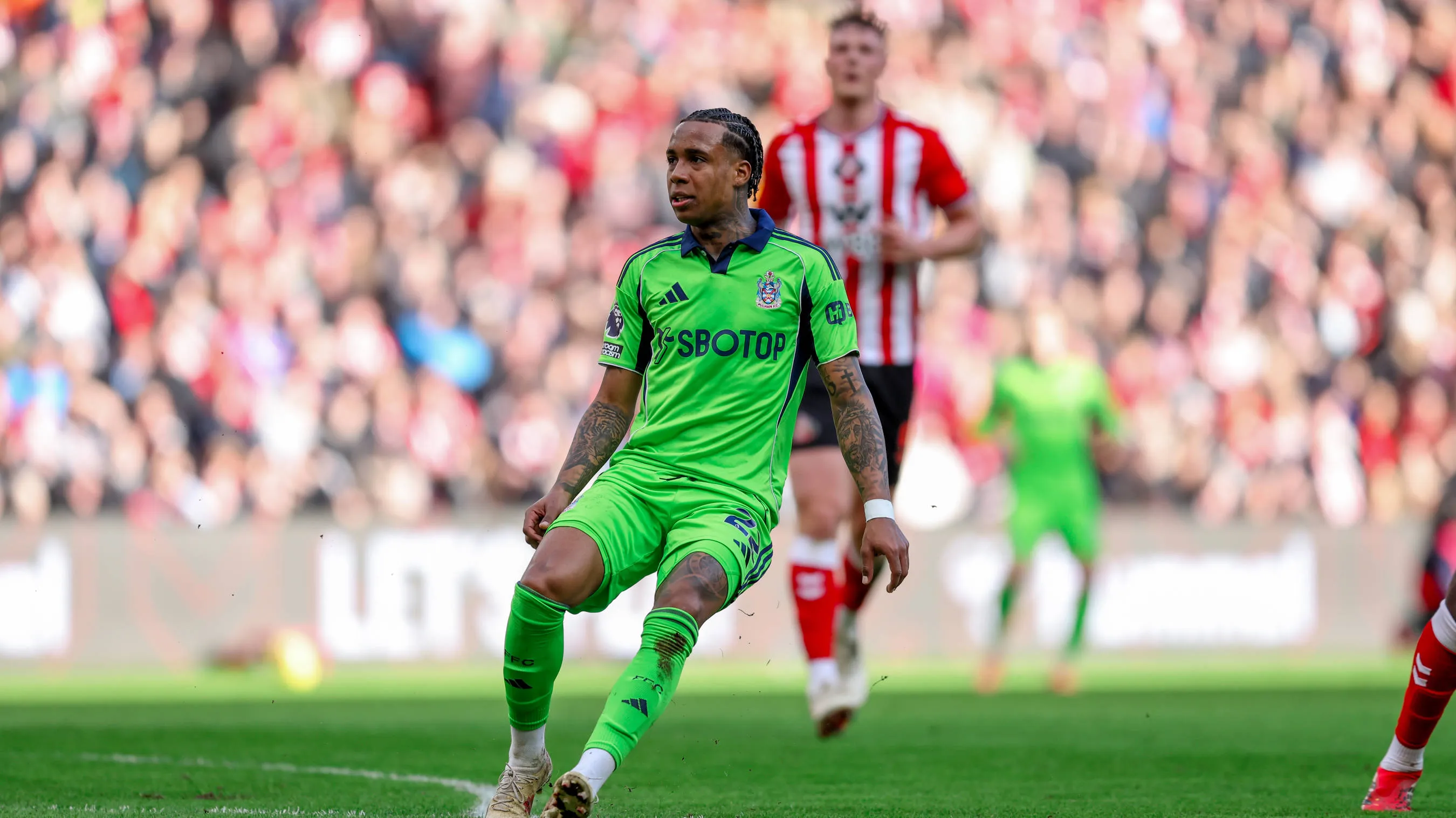 Fulham midfielder Kevin 22 during the Premier League match between Sunderland and Fulham at the Stadium Of Light
