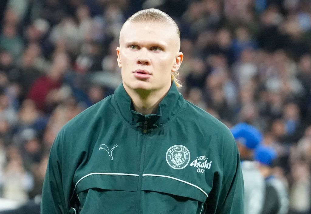Erling Haaland during the UEFA Champions League, League phase, MD6 football match between Real Madrid and Manchester City