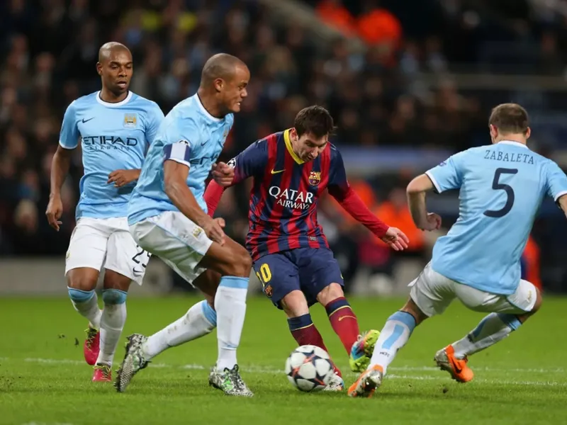 Barca vs Man City UCL - FlyBarca