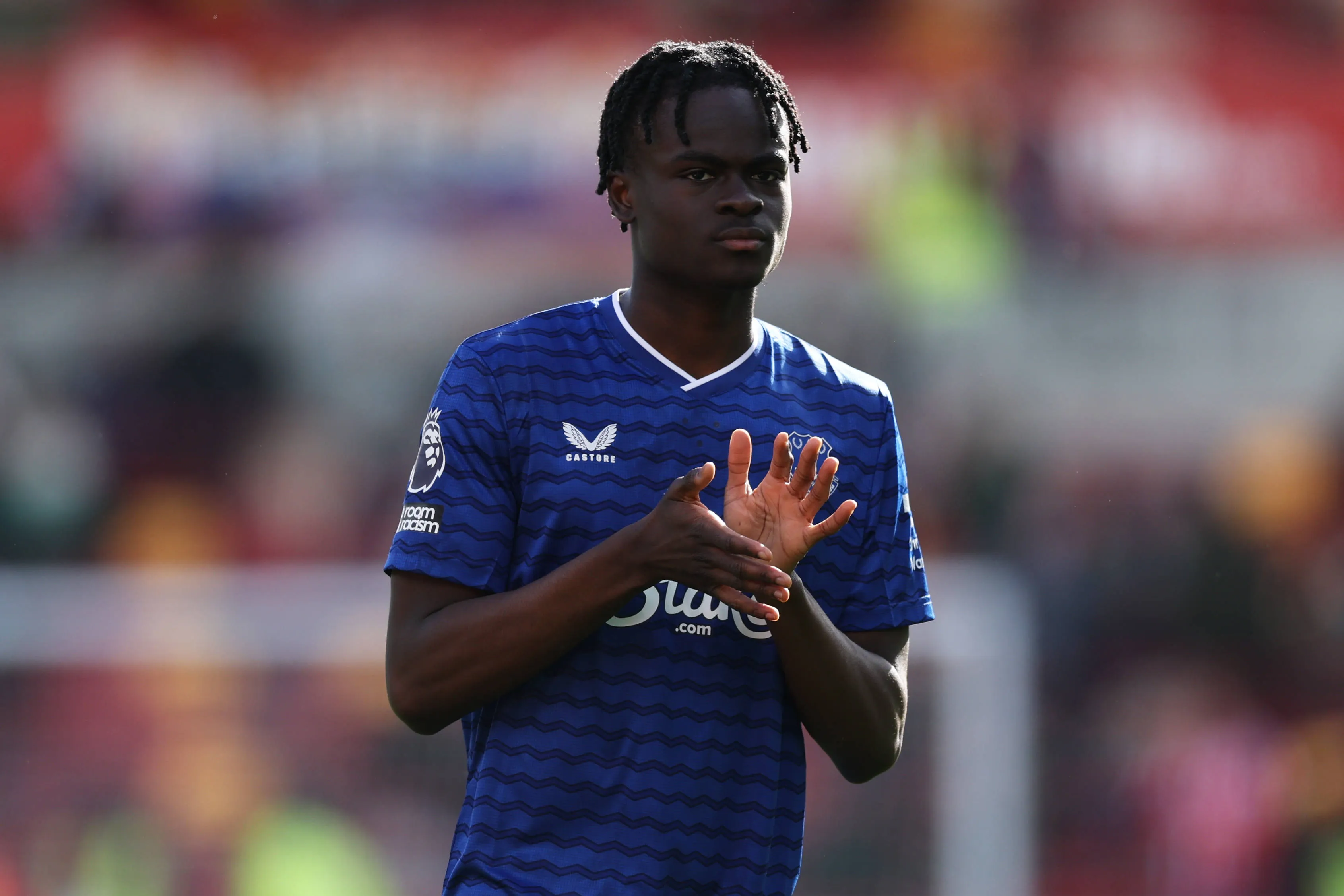 Everton winger Tyrique George 