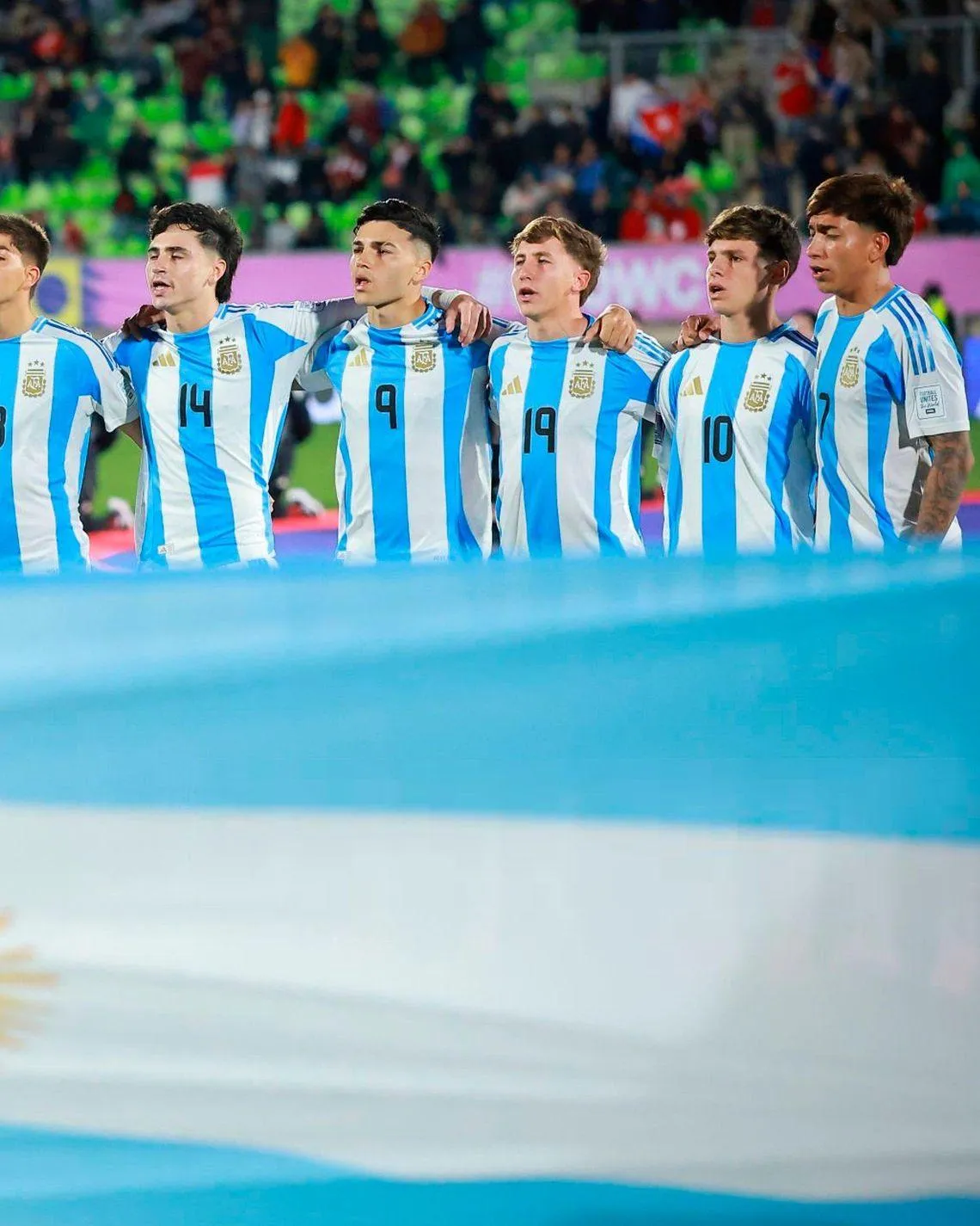 Argetina U20 team at the World Cup