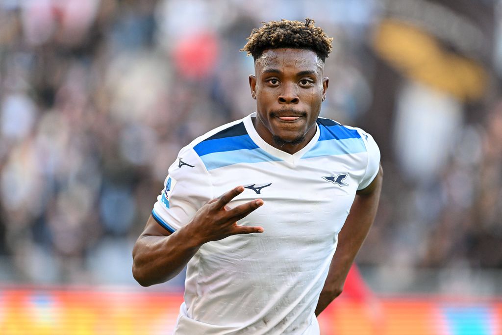 Fisayo Ayodele-Bashiru in action for Lazio