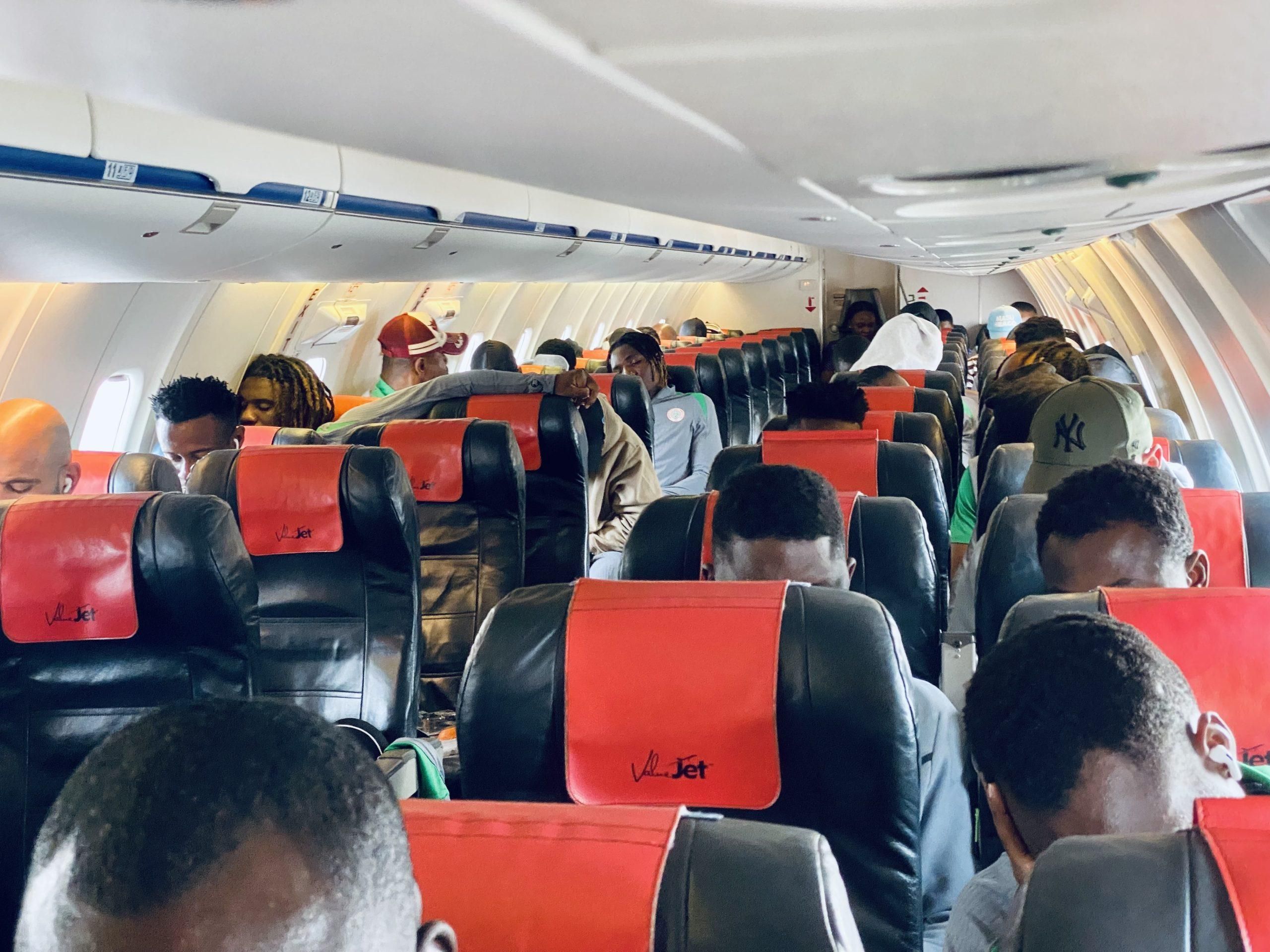 Super Eagles arrive in Uyo after mid-air scare