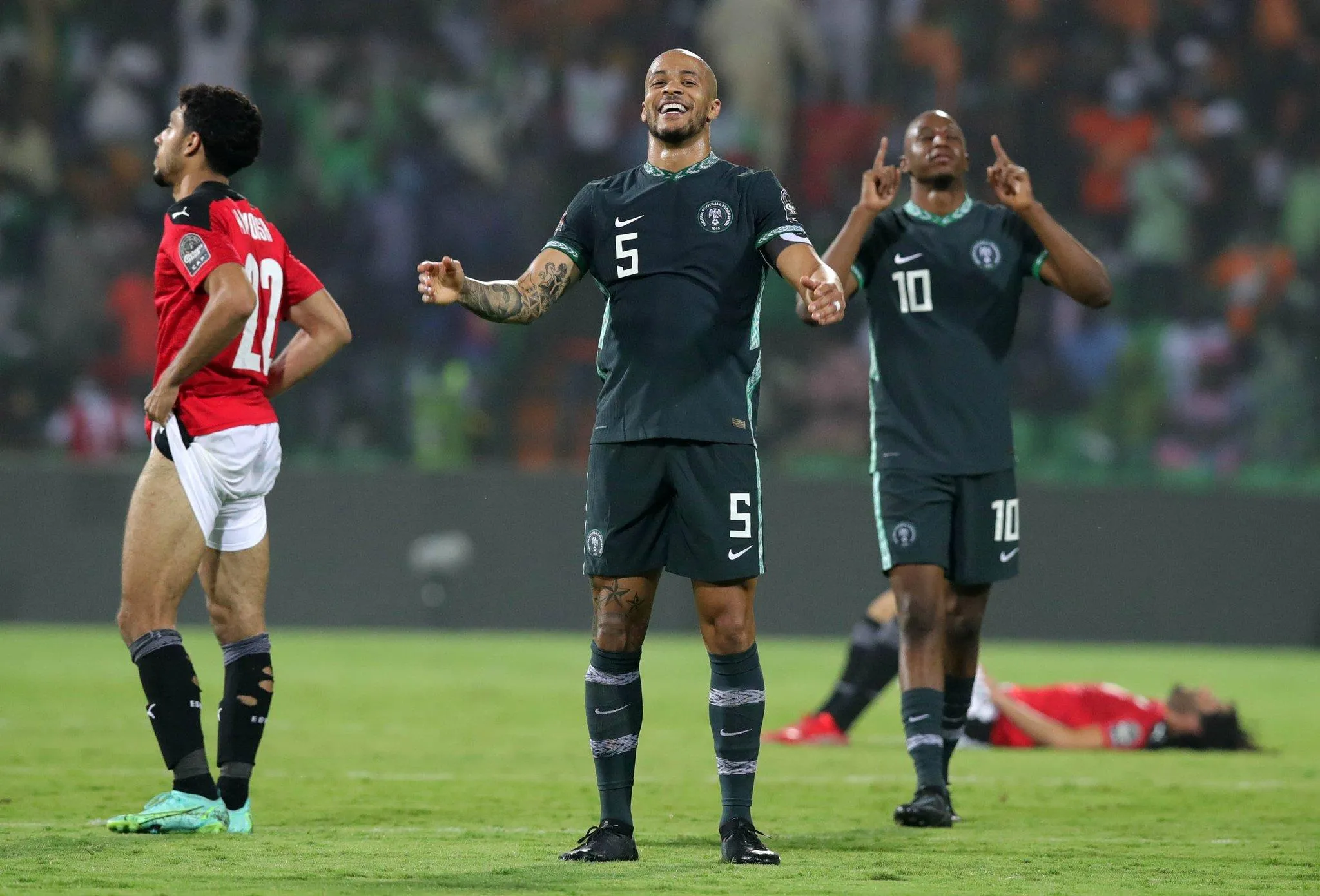 Super Eagles stars William Troost-Ekong and Joe Aribo