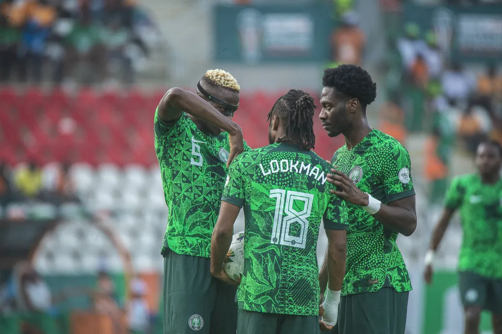Victor Osimhen Ademola Lookman and Ola Aina
