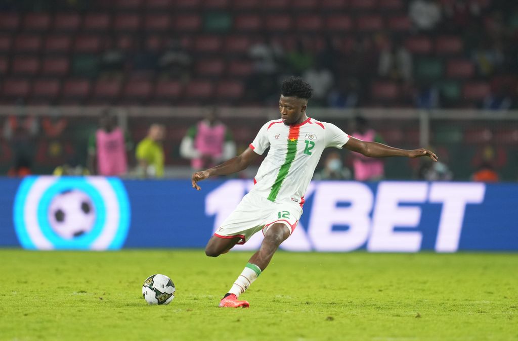 Edmond Tapsoba during Burkina Faso against Cap Verde