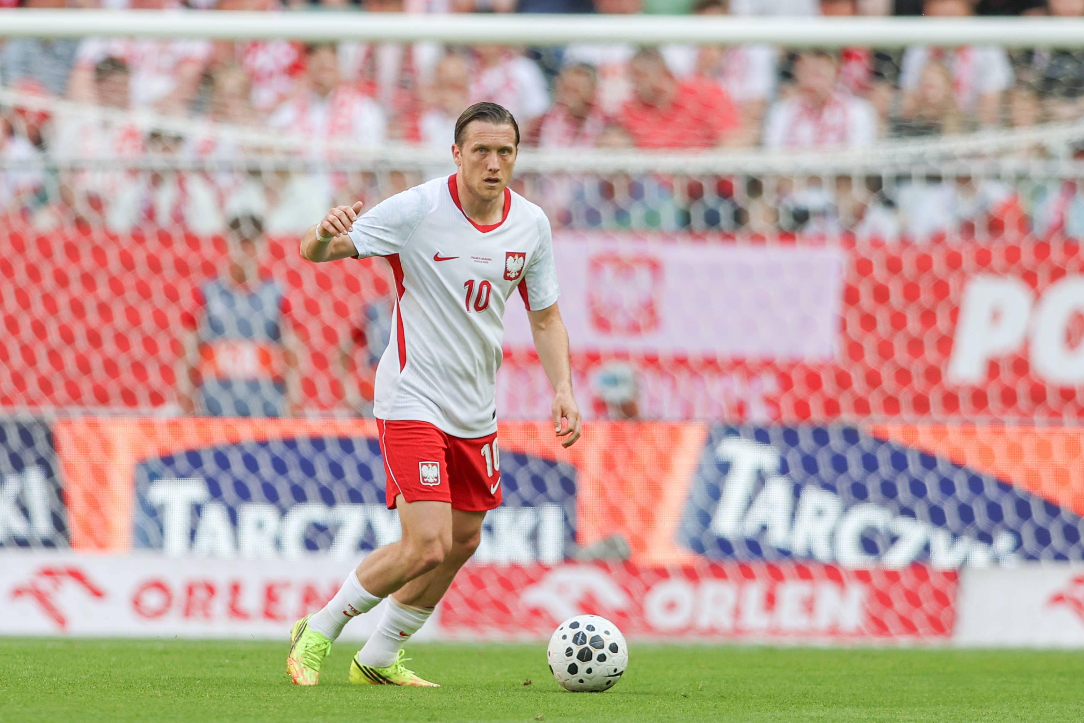 Piotr Zielinski of Poland seen in action during Friendly Match 2026 football match between Poland and Ukraine at Tarczynski Arena Wroclaw . Final score Poland 0:2 Ukraine. Wroclaw Poland