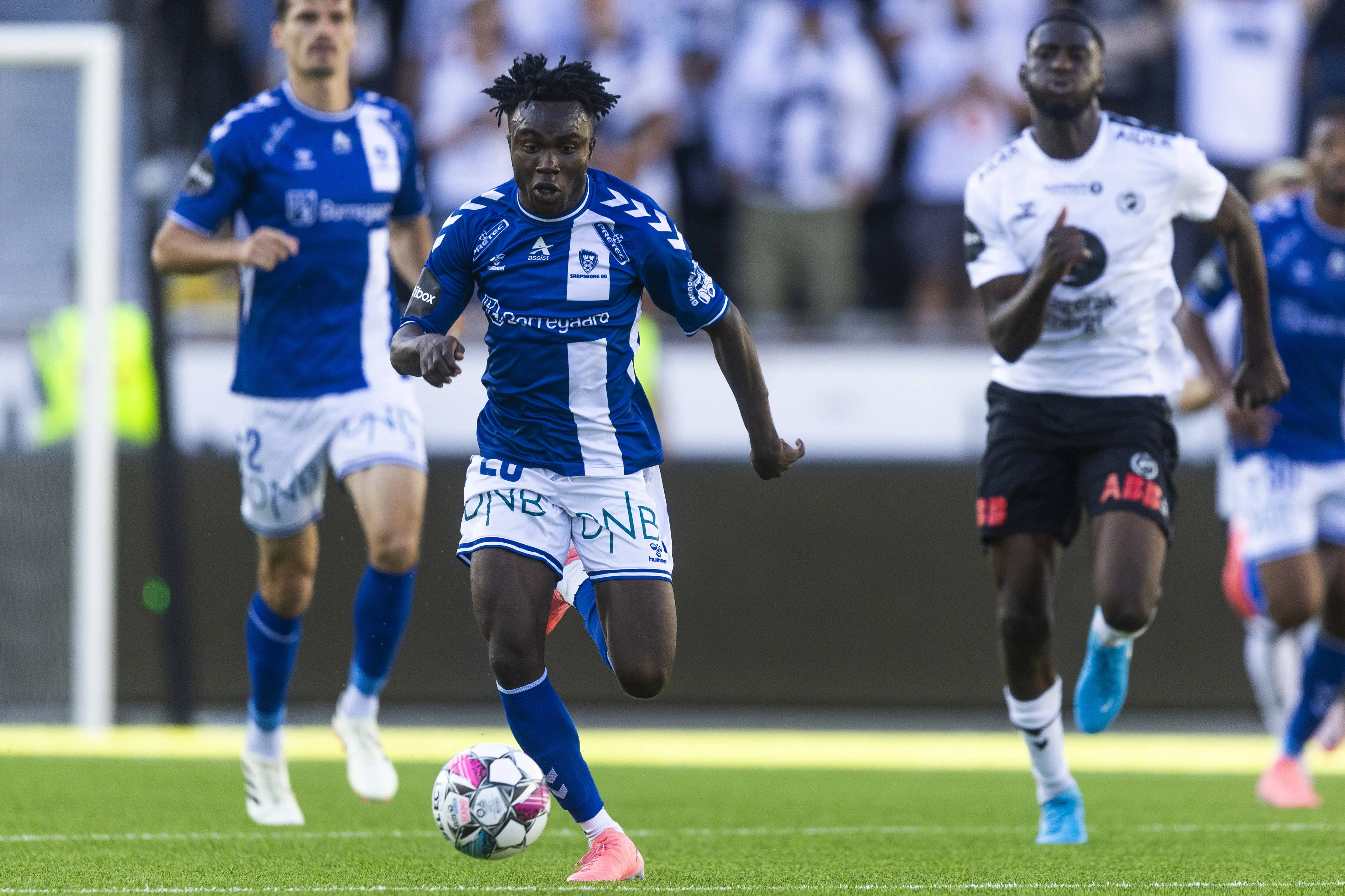 Daniel Job in the Elite League football match between Odd and Sarpsborg 08 at Skagerak arena. 