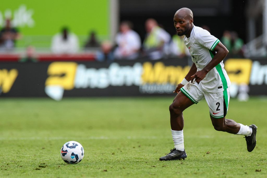 Sodiq Ismaila during the Unity Cup Final London 2025 match between Jamaica and Nigeria at Gtech Community Stadium