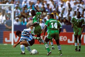 Amokachi rolls back the years, recalls hilarious substitution in Everton’s FA Cup win