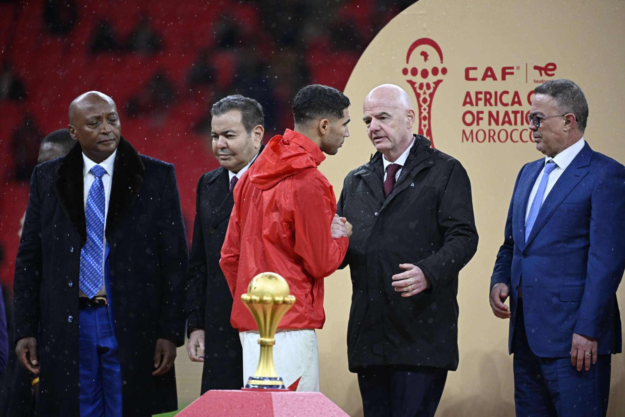 Gianni Infantino, Motsepe, Achraf Hakimi