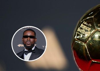 Photos: Adekunle Gold shuts down Ballon d’Or red carpet with ₦550m watch + Louis Vuitton suit