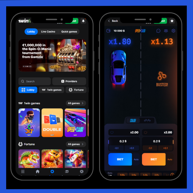 1win app casino