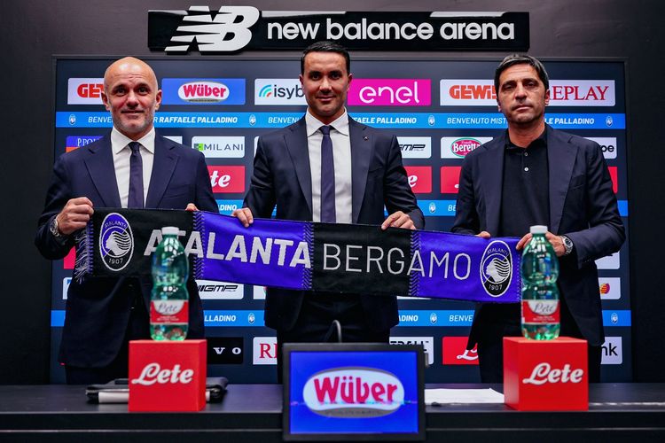 Atalanta head coach Raffaele Palladino