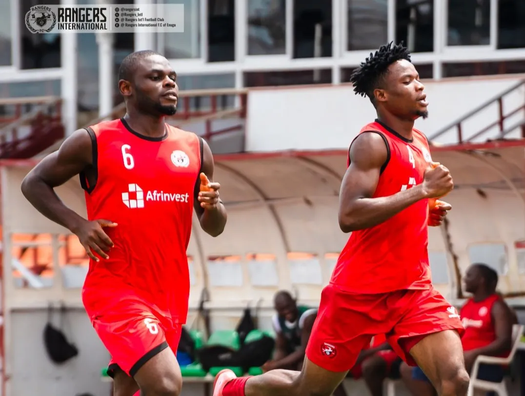 Enugu Rangers players in training