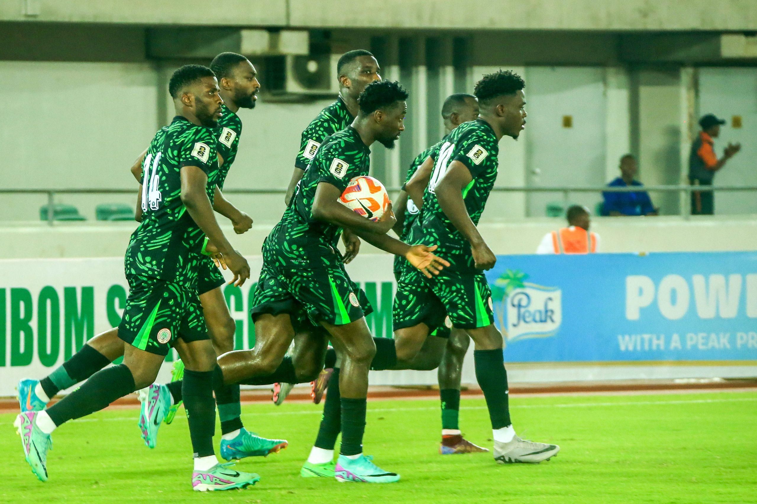Kelechi Iheanacho, Wifred Ndidi and Super Eagles players