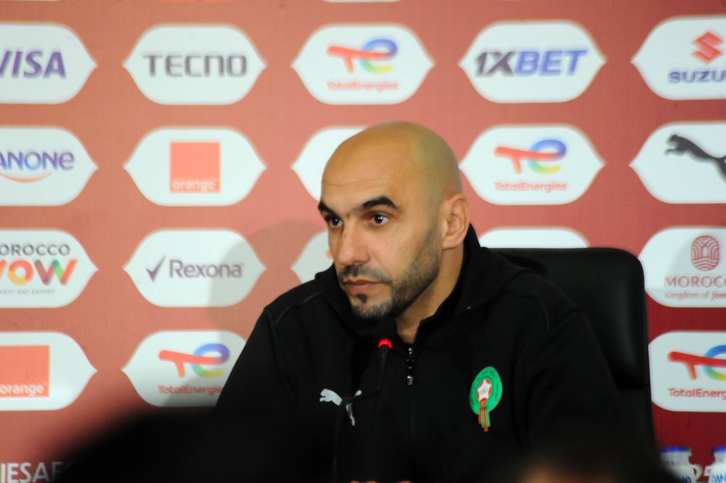 Coach Hoalid Regragui, Morocco during the AFCON Pre-Match day press conference