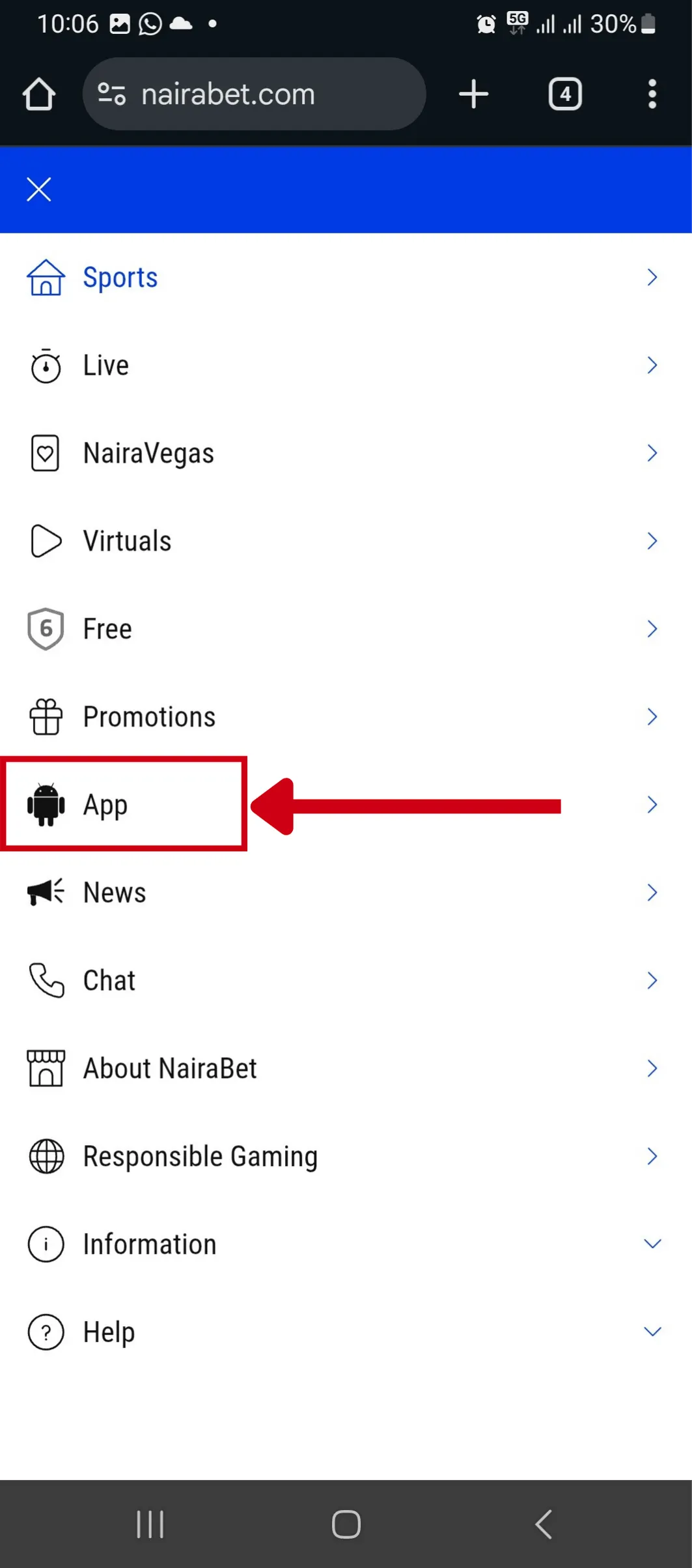 Download Nairabet App for Android & iOS 2026