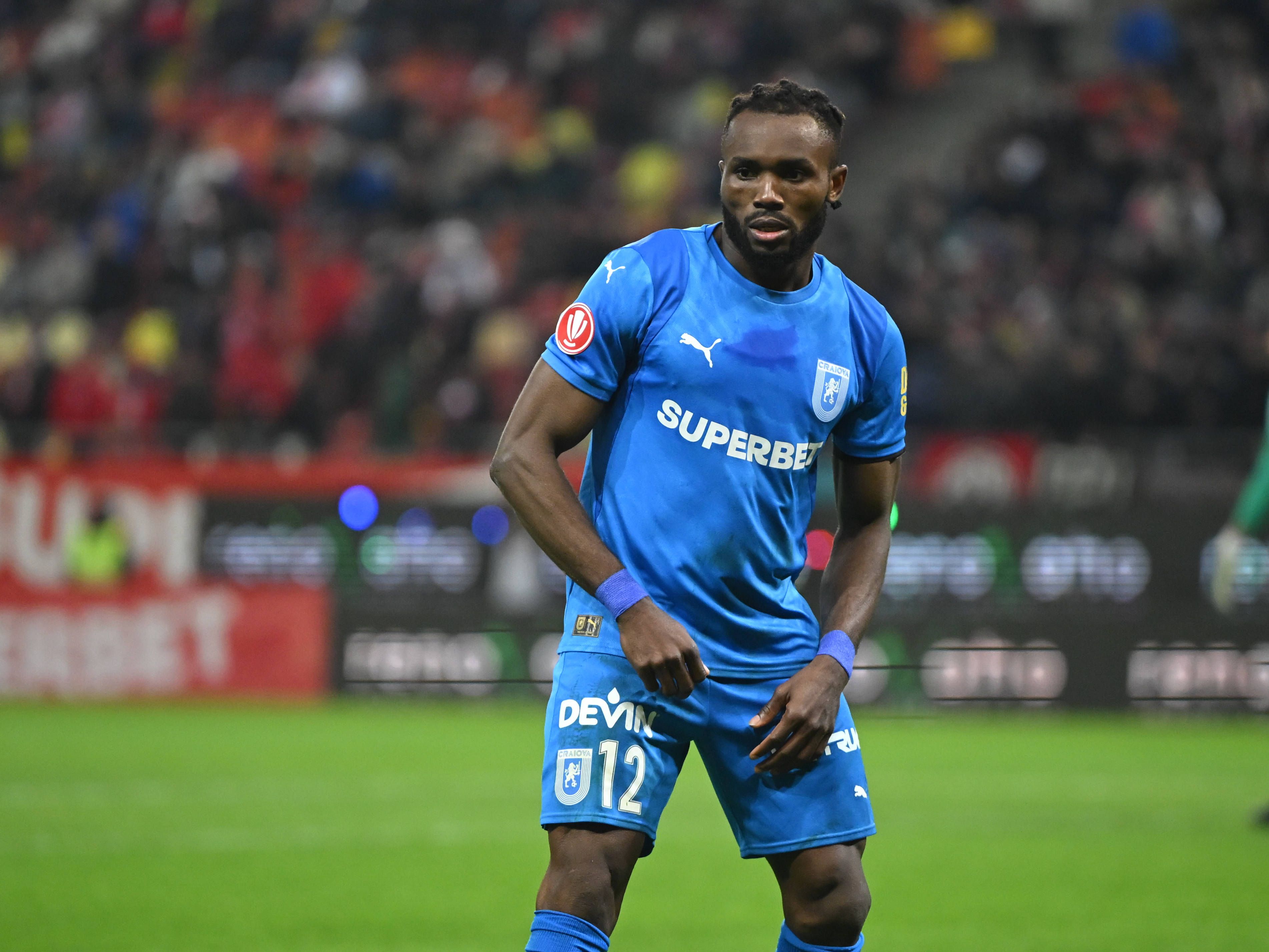 Nigeria and Universitatea Craiova striker Monday Etim 