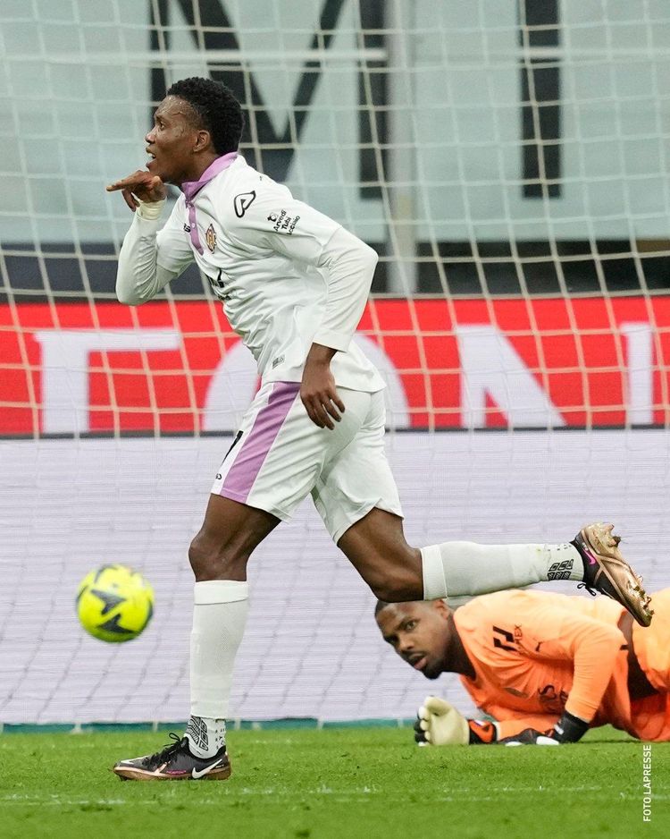 Nigerian forward David Okereke