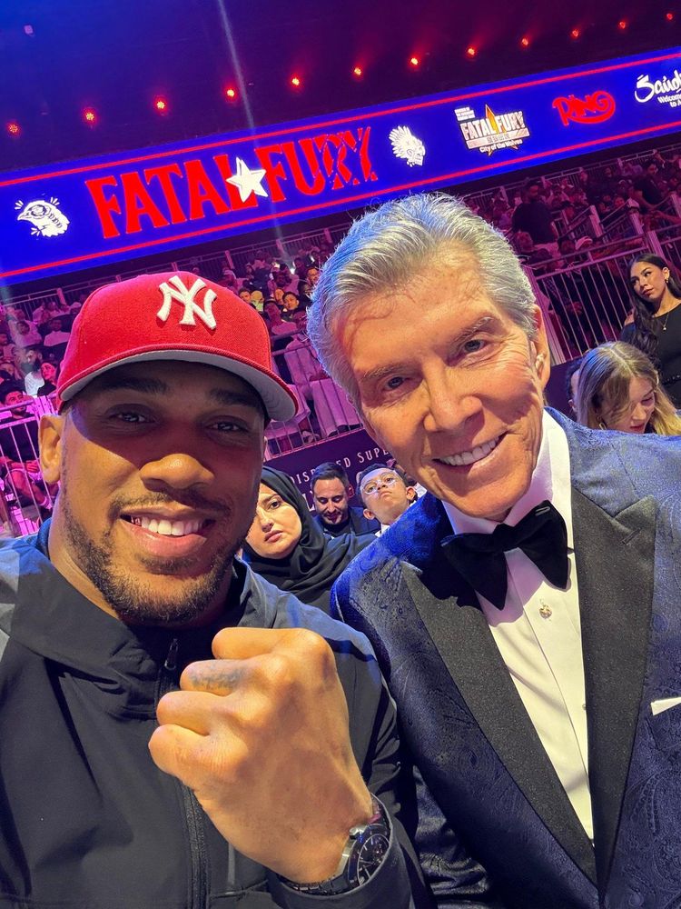 British-Nigerian boxing star Anthony Joshua.  