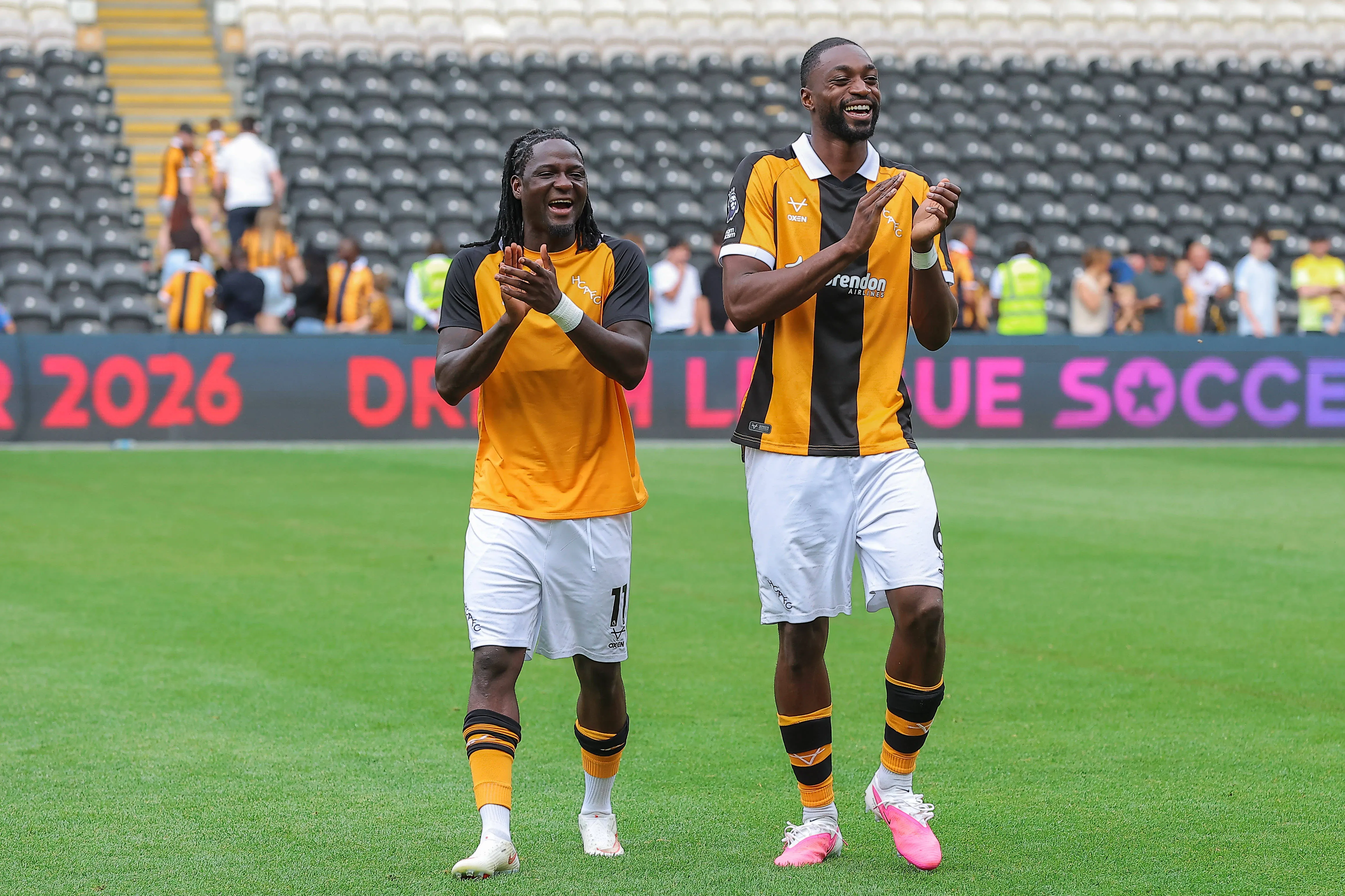 Nigeria star David Akintola and Semi Ajayi