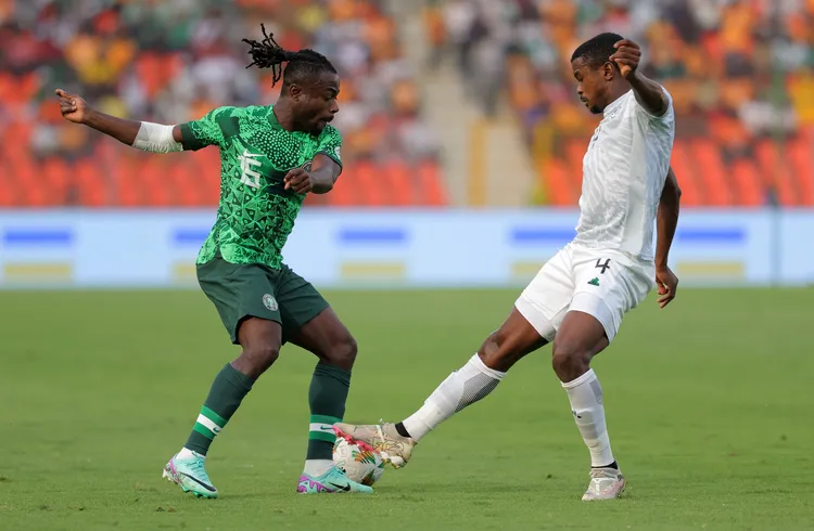 Super Eagles winger Moses Simon 