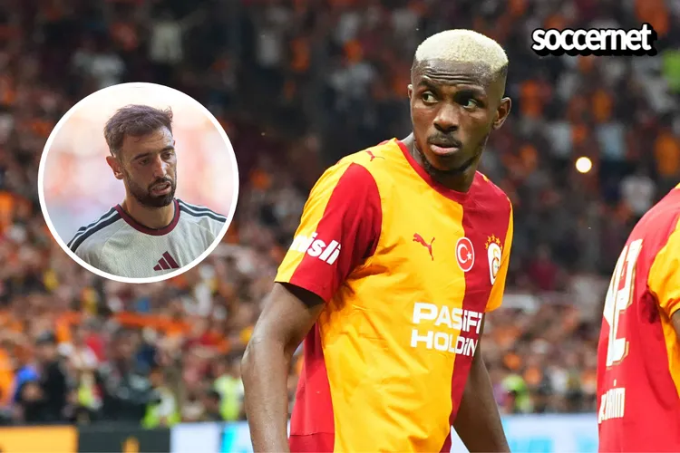 Victor Osimhen sets salary benchmark as Galatasaray target Bruno Fernandes