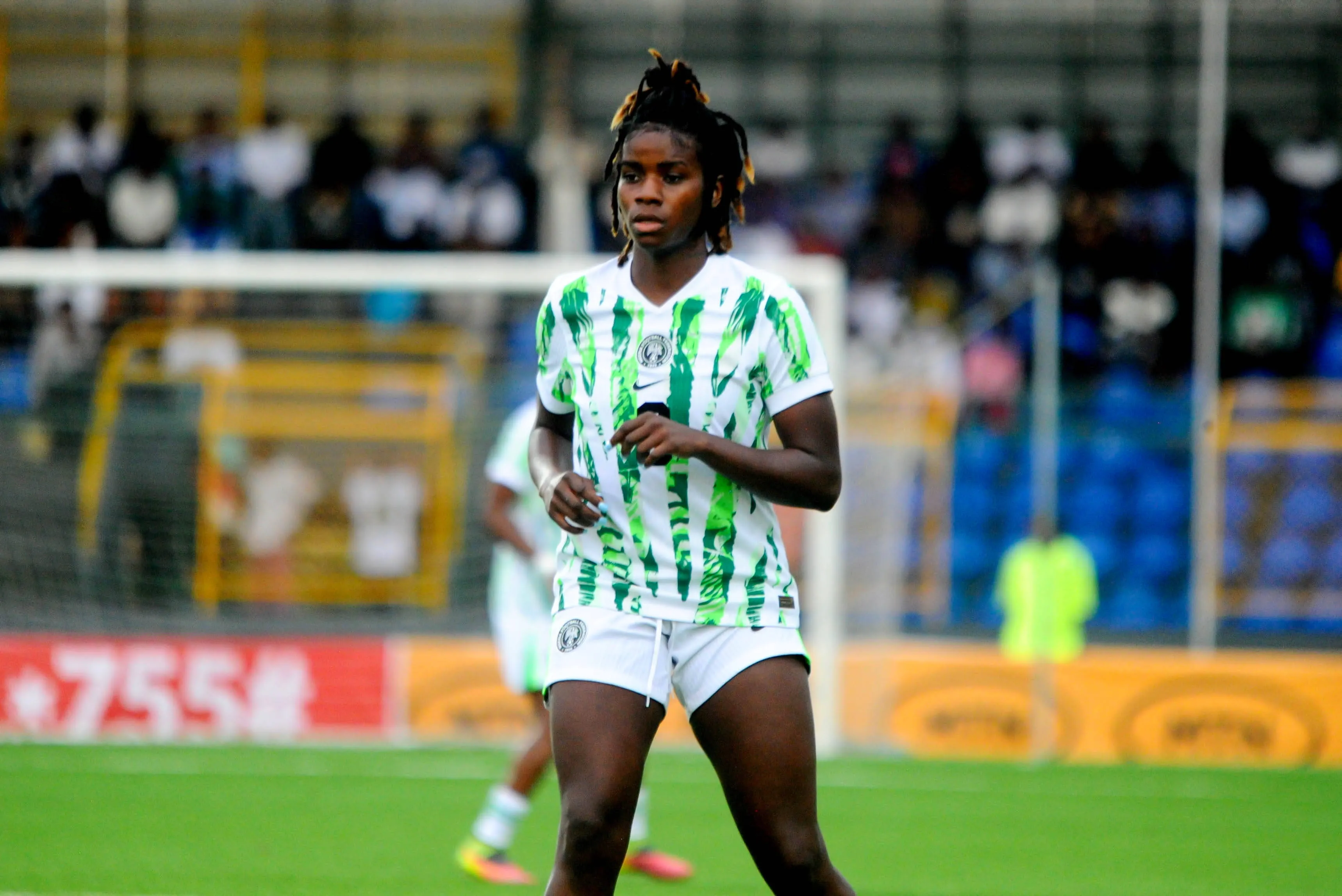 Okoronkwo Ijeoma Esther of Nigeria during the 2026 Wafcon Qualifiers