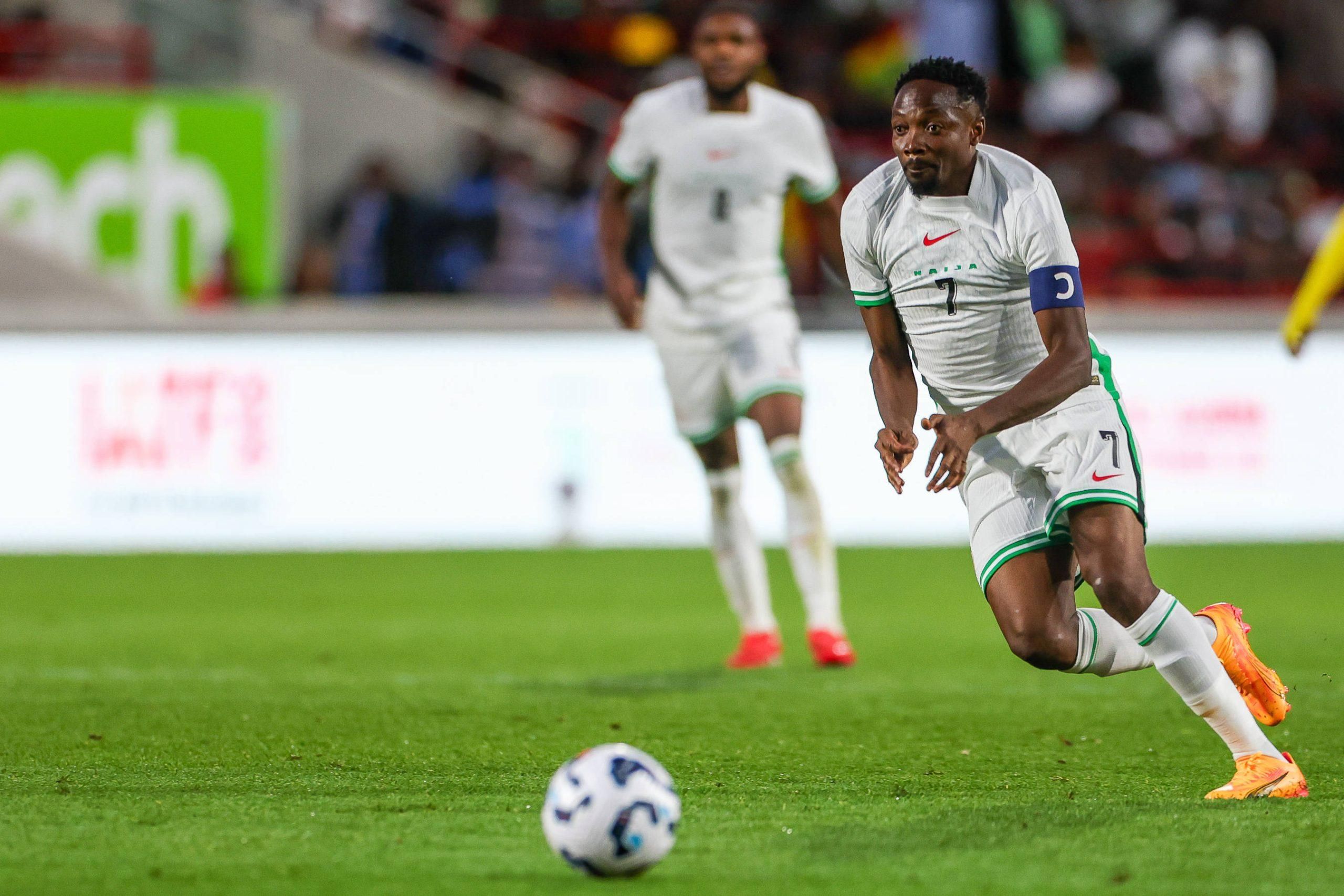 Ahmed Musa 7 during the Unity Cup London 2025 match between Ghana and Nigeria