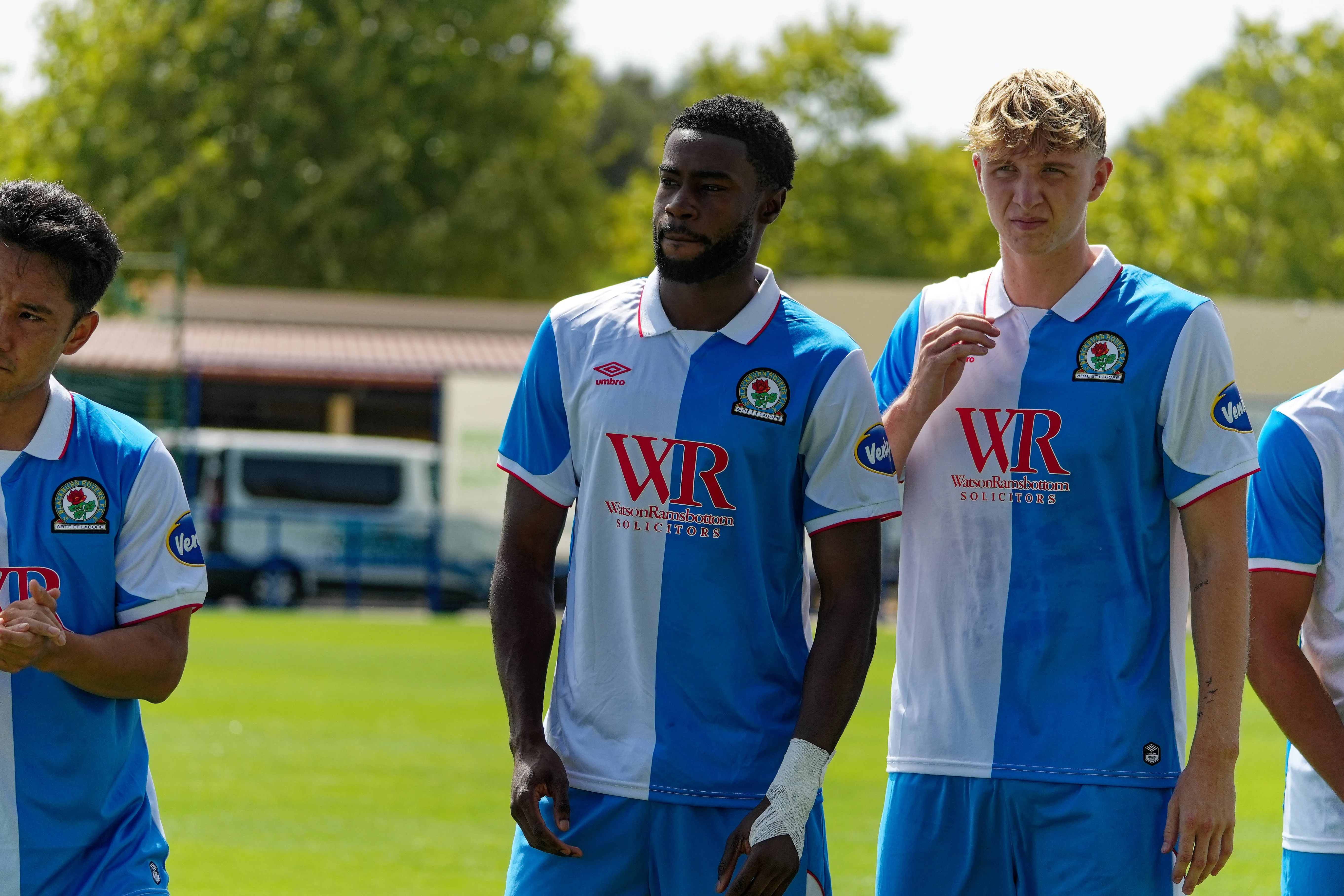 Ryan Alebiosu seen at the Blackburn Rovers FC vs Nottingham Forest match