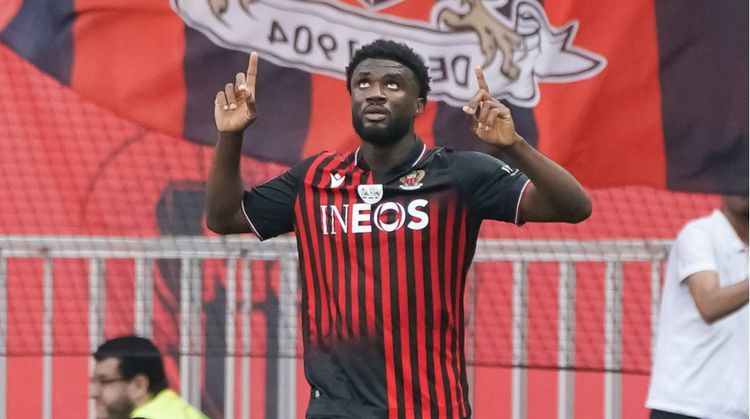 French Ligue 1: Terem Moffi on target as OGC Nice defeat RC Strasbourg