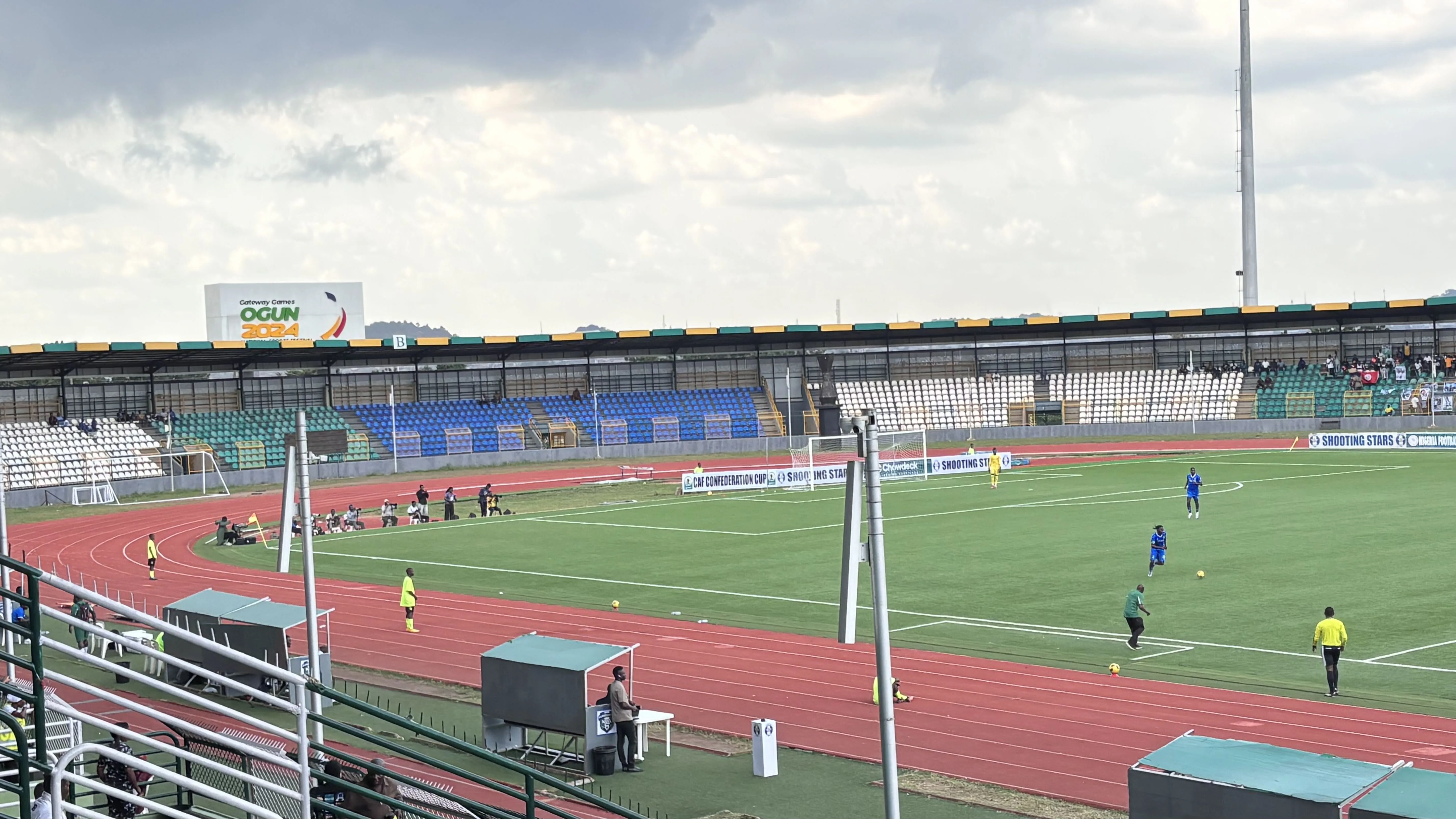 Shooting Stars vs CS Sfaxien at the MKO Abiola Stadium Abeokuta