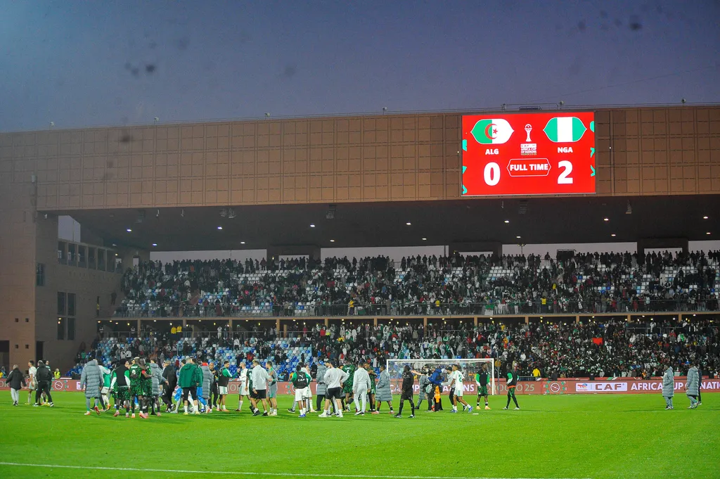 AFCON match between Algeria and Nigeria at the Grand Stade