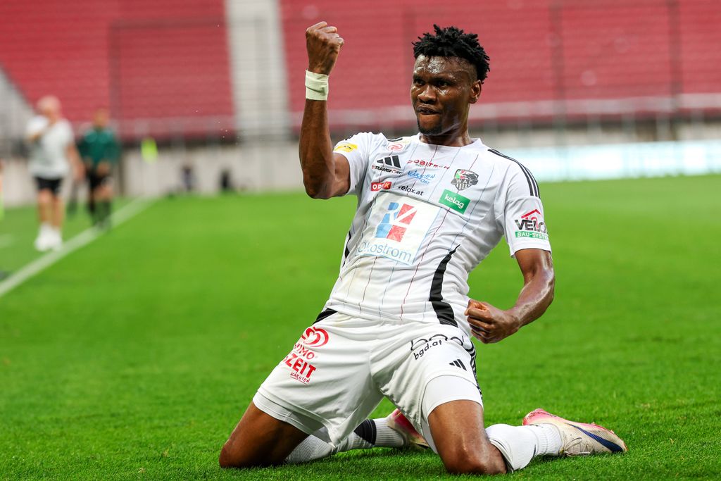 Nigeria and Wolfsberger AC star Chibuike Nwaiwu