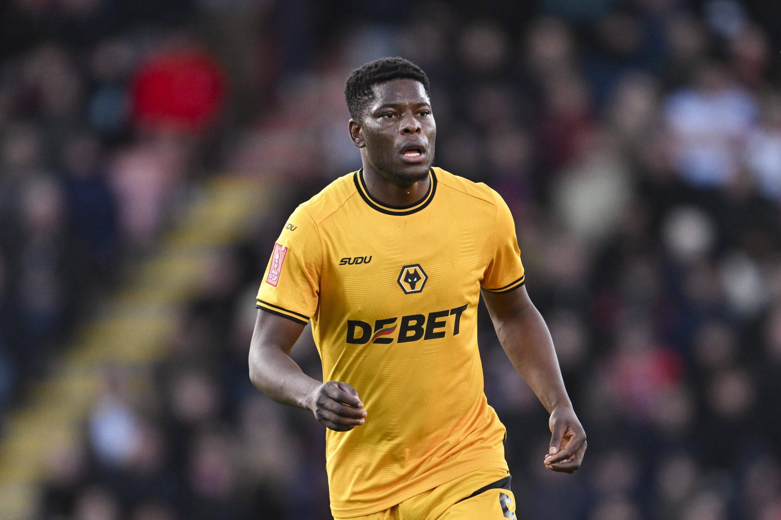 Marshall Munetsi of Wolverhampton runs in the field during the Emirates FA Cup 5th Round football match between AFC Bournemouth and Wolverhampton Wanderers 