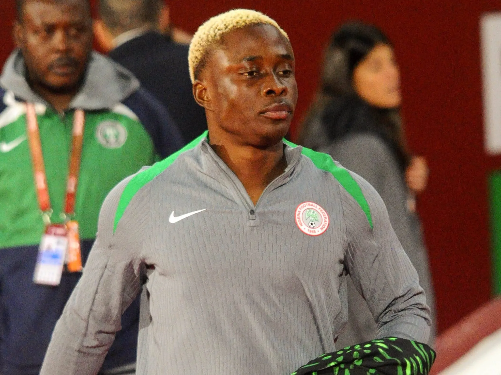 Tochukwu Nnadi for Nigeria during AFCON