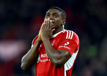 Awoniyi injury: How long will Nigeria and Nottingham Forest star be out & which games will he miss?