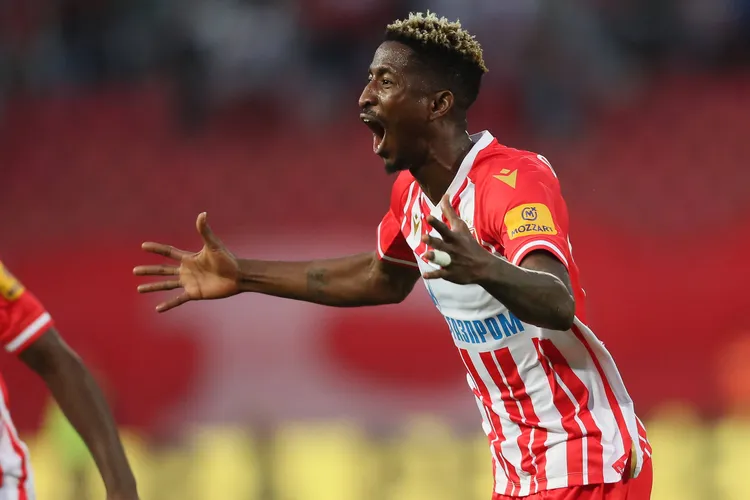 Nigeria and Red Star Belgrade star Peter Olayinka. 