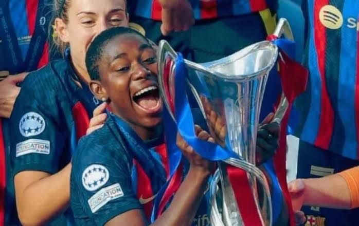 Supercopa Femenina: Asisat Oshoala wins first trophy of the year as Barcelona thrash Levante