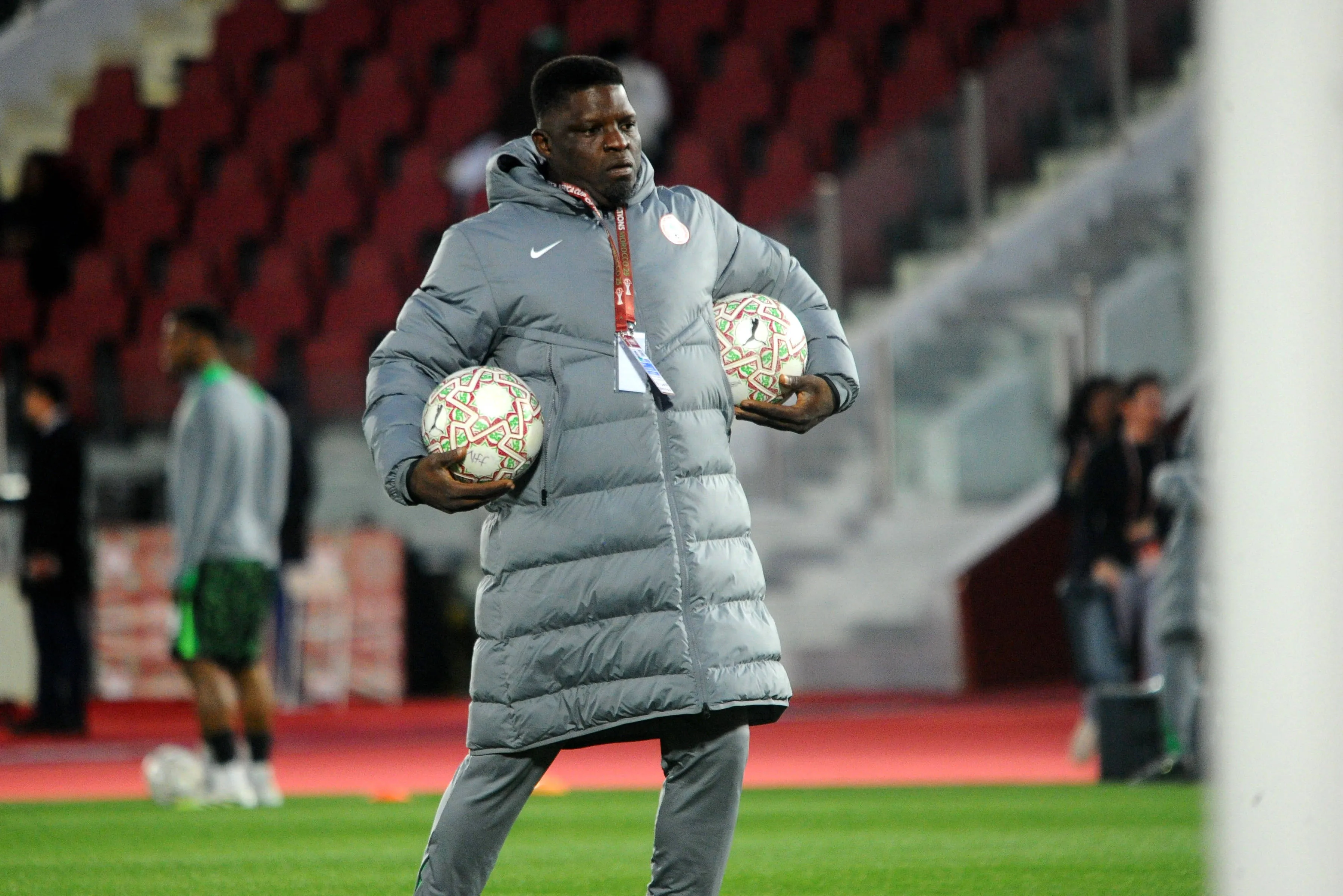 Coach Daniel Ogunmodede of Nigeria Super Eagles, Nigeria during the Africa Cup of  Nations AFCON match between Nigeria and Tanzania on 23rd December 2025 at Complexe Sportif De Stade, Morocco. 