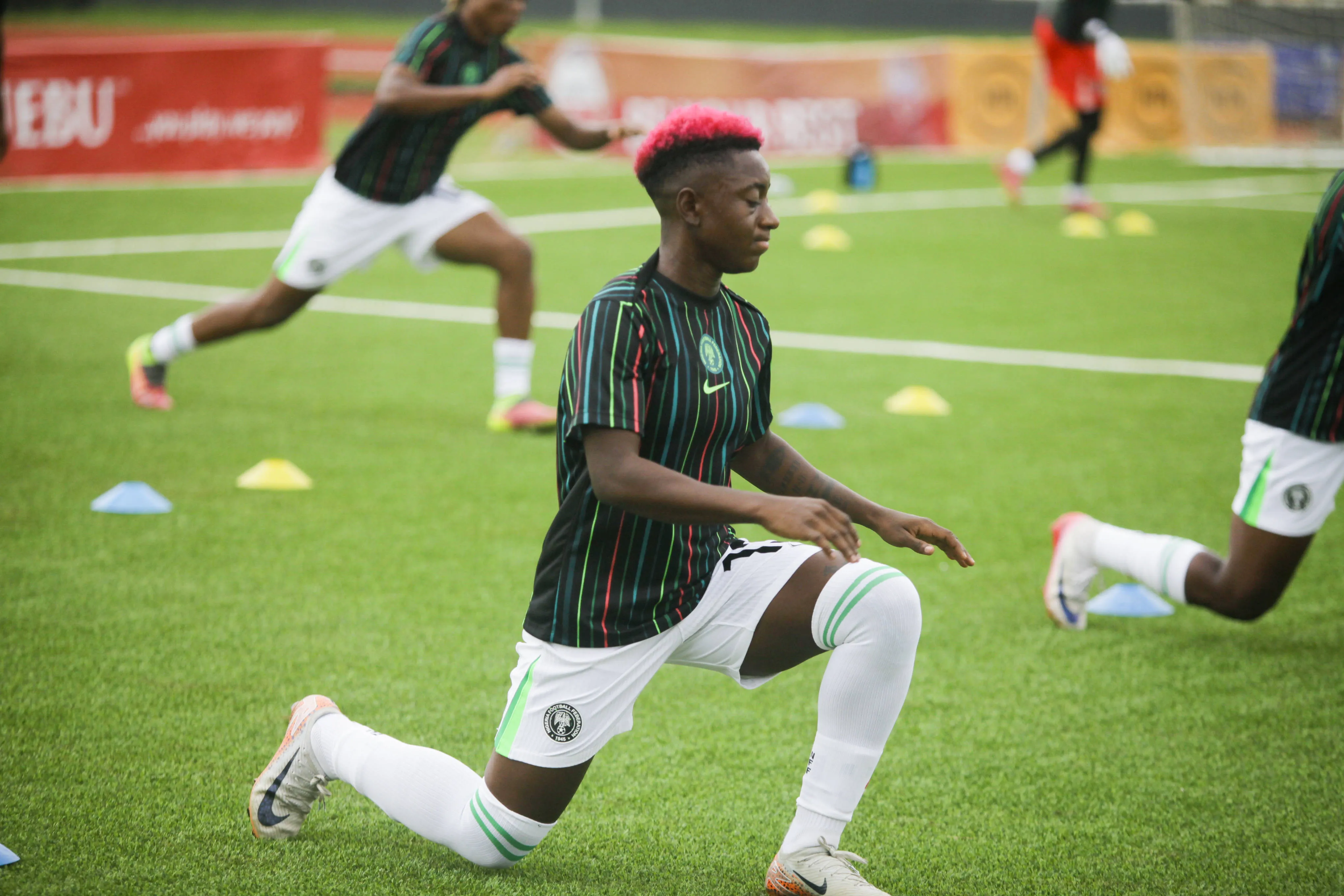 Super Falcons in training