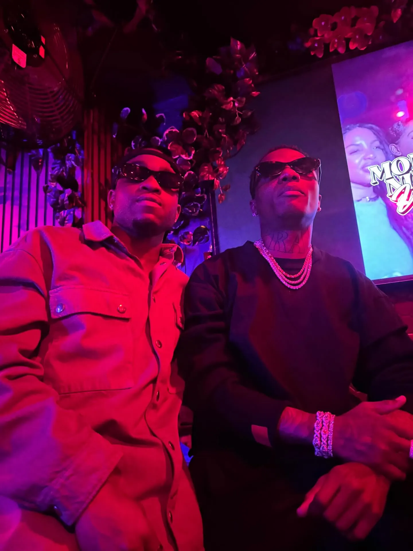 Ademola Lookman and Wizkid