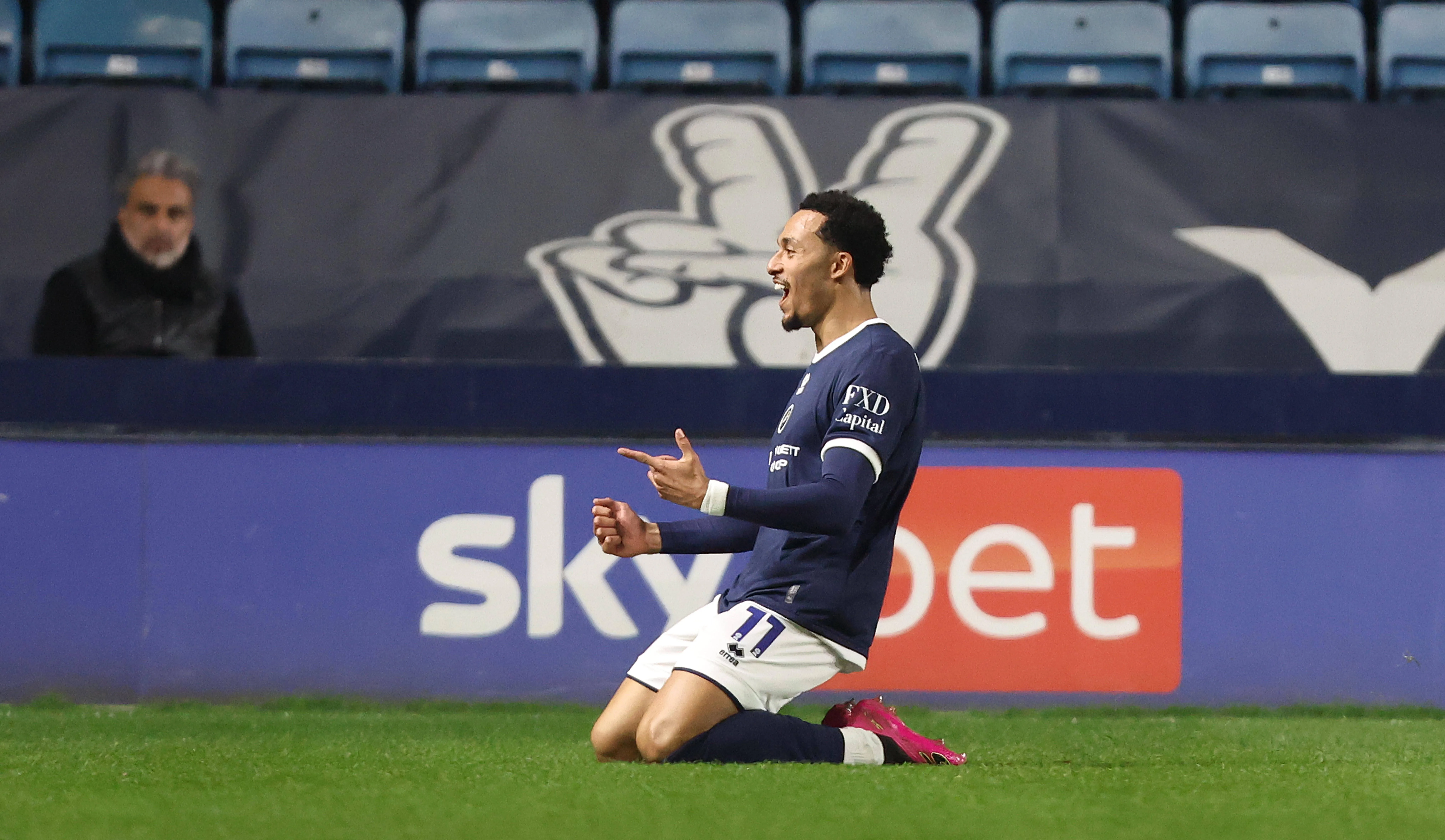 Millwall winger Femi Azeez 
