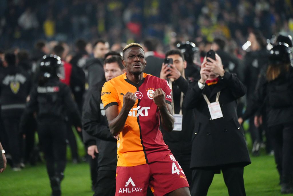 Victor Osimhen in action for Galatasaray