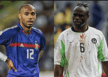 “You’re not nice” – Thierry Henry banters legendary French coach over Taribo West