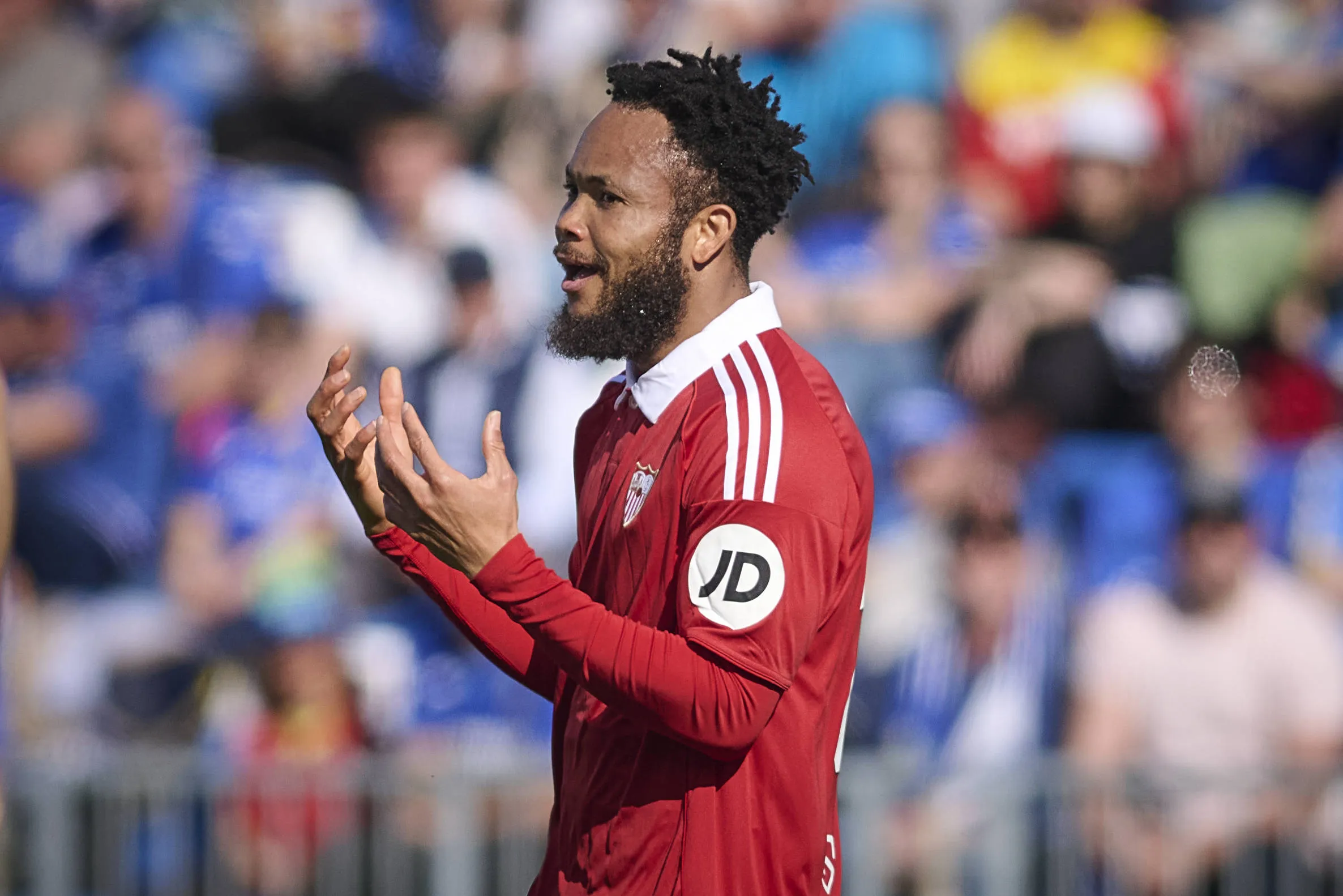 Anderlecht-linked Chidera Ejuke looks dejected during La Liga match