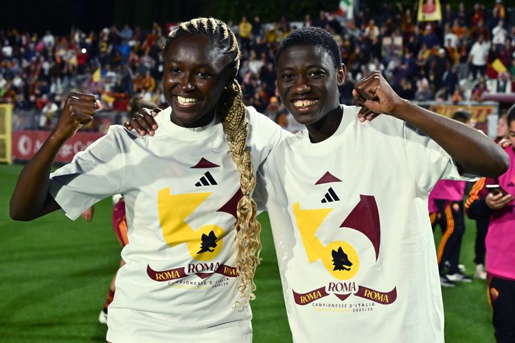 Two Super Falcons stars make history as Roma clinch 2025/26 Serie A crown