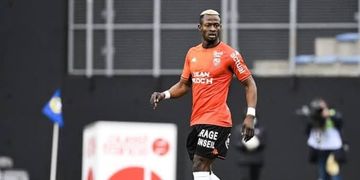 Lorient’s Nigerian forward suffers horror injury, could be ‘out for a long time’